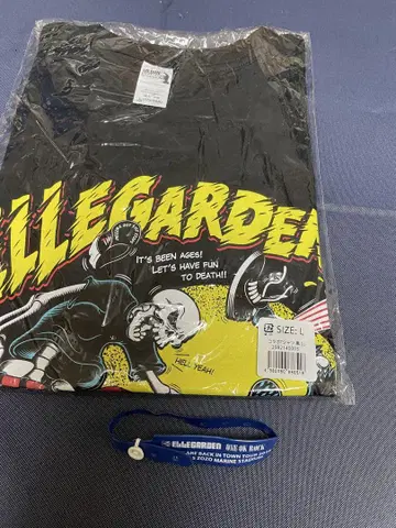 ELLEGARDEN 부활 라이브 티셔츠와 티켓 밴딩
