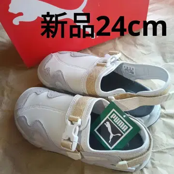 PUMA 새상품 스니커즈 24cm 화이트/베이지