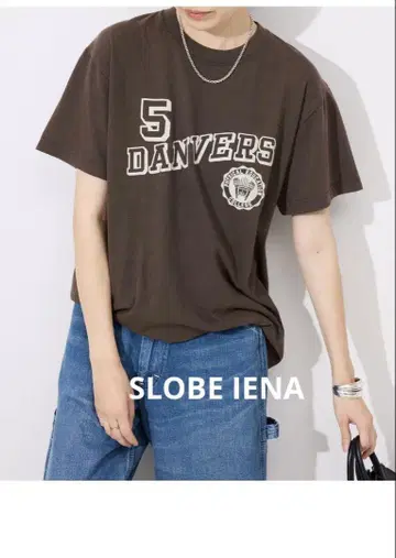 새상품 SLOBE IENA 슬로우브 별주 그래픽 TEE