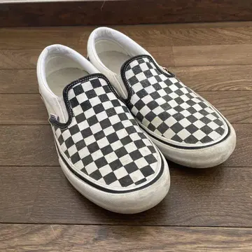 반스 슬립온 체크 28cm