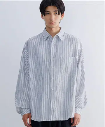 루즈핏 스트라이프 셔츠 / Loose fit stripe shirt