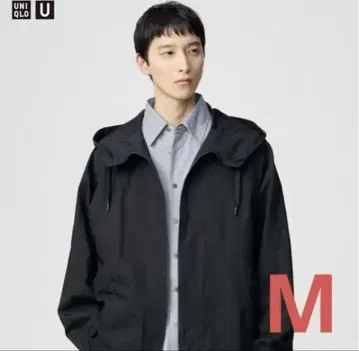 UNIQLO U 후디드 블루종 M
