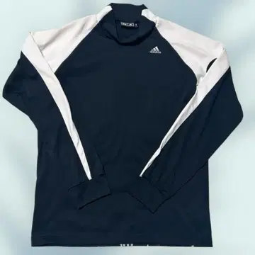 아디다스 adidas 블랙/화이트 긴팔 셔츠 M 사이즈 G48