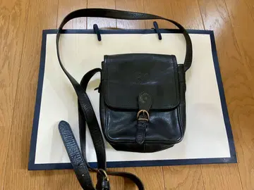 일비종떼 가죽 백 숄더 사코슈 블랙