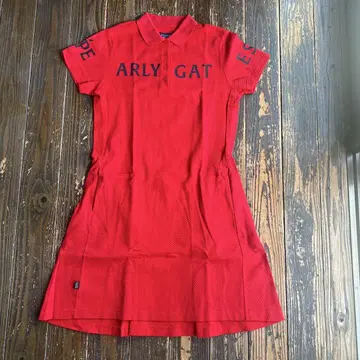 PARLY GAT 폴로 원피스 레드 사이즈 2