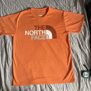 미사용 새상품 THE NORTHFACE 반팔 티셔츠 오렌지 M