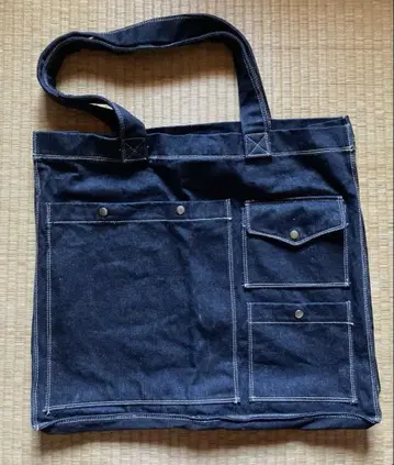 가격 인하! 초레어! 골동품 문화야 잡화점 토트백 데님 가방 큰 토트
