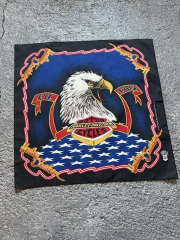 vintage Harley-Davidson bandana