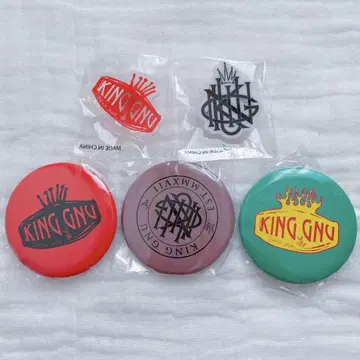 King Gnu 핀 배지 캔뱃지 FC 팬클럽 한정판 가챠