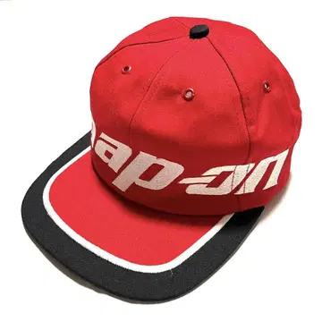 90년대 Snap-On Racing 6 패널 캡 기업 로고 USA 제작