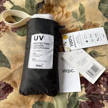 Wpc. UV 차단 접이식 우산 블랙