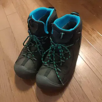 KEEN 트레킹 슈즈 블랙 x 블루 29cm