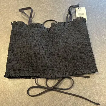 RAVIJOUR 블랙 뷔스티에 원사이즈