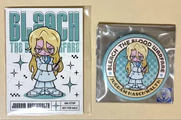 BLEACH 하쉬발트 캔배지 & 특전 카드 메디코스