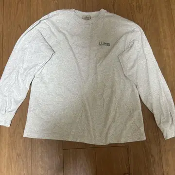 L.L.Bean 그레이 롱 슬리브 티셔츠 MEDIUM