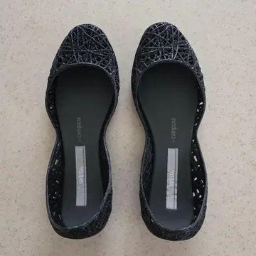 멜리사 새상품급! 블랙 플랫슈즈
