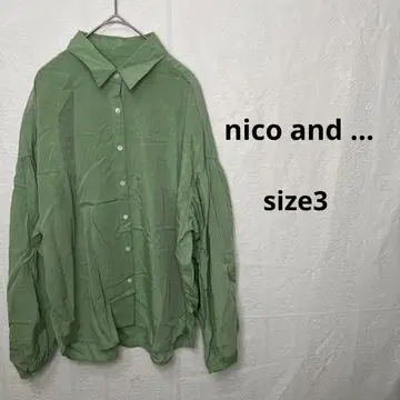 니코앤드 nico and - 컷소 여성용 그린 M 사이즈 새상품급