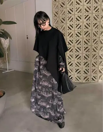 TOILE DE JOUY WITH KNIT DRESS ameri