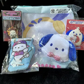 산리오 복권 포차코 5점 세트