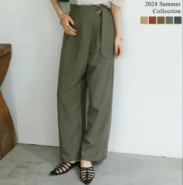 [새상품급] 레어 Re:EDIT 리에디 린넨 라이크라 랩 팬츠 SC