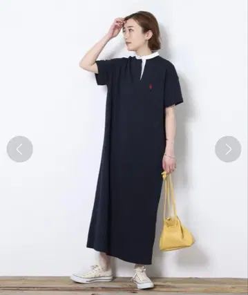 U.S. POLO ASSN. / 유에스폴로어슨 별주 라거 셔츠 원피스
