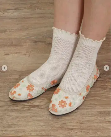꽃무늬 자수 시어 슈즈 SamansaMos2