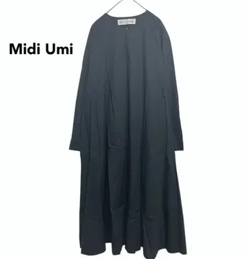 미디우미 Midi Umi 넉넉한 A라인 플레어 원피스 블랙