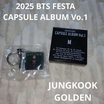 BTS FESTA CAPSULE ALBUM JUNGKOOK GOLDEN