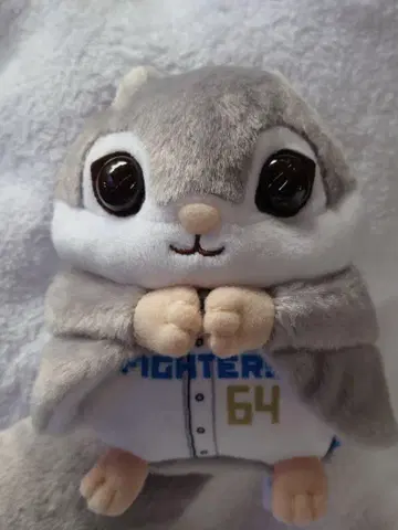 파이터즈 선수 복권 동물 봉제 인형 복권 타미야 유스케 모몽가 4등