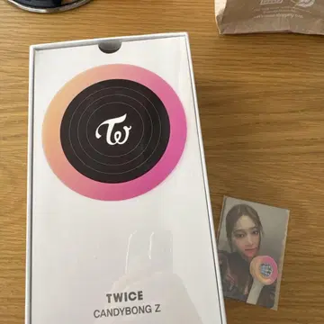 TWICE CANDYBONG Z 응원봉 Ver.2 트레이딩 카드 포함
