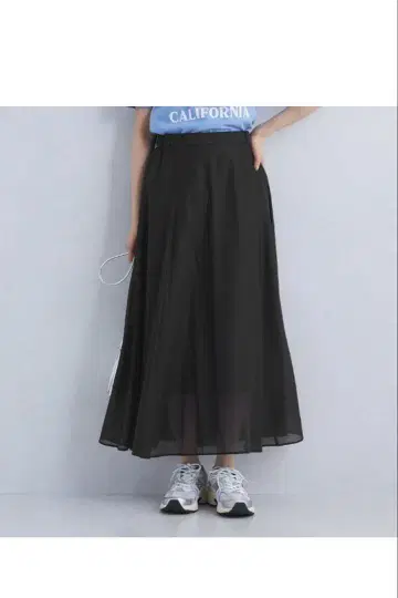시어 무지 플레어 스커트 greenlabelrelaxing