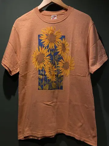 90년대 SUN FLOWER 티셔츠 USA 싱글 스티치