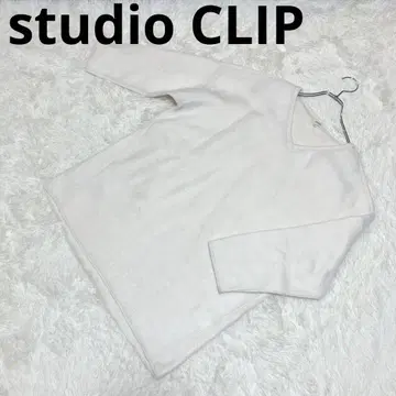 studio CLIP 스튜디오 클립 (F) 긴팔 니트 스웨터 플리스