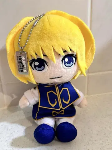 크라피카 헌터헌터 봉제 인형 마스코트 택 포함 약 18cm