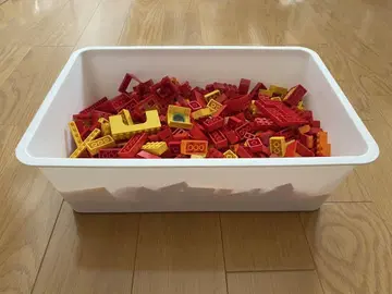 레고 Lego 빨간색 노란색 부품 1.1kg