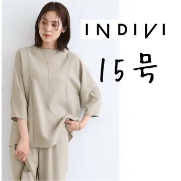 인디비 보틀넥 블라우스 15호 빅사이즈