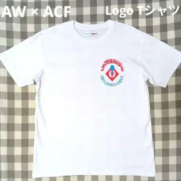ACF 아트컴즈퍼스트 AW 로고 티셔츠 화이트