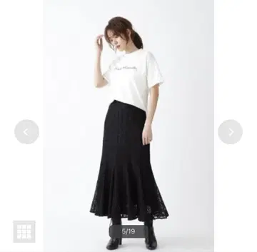 질스튜어트 티어 레이스 스커트