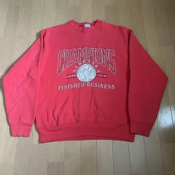 빨간색 CHAMPIONS NEBRASKA 맨투맨