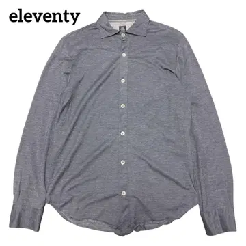 eleventy 저지 셔츠 긴팔 블루 남성용 사이즈 M 이탈리아제