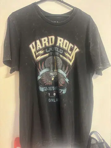 Hard Rock 50주년 기념 티셔츠 블랙