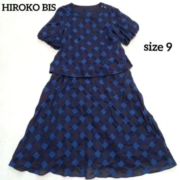 [HIROKO BIS] 히로코비스 주름 가공 스커트 셋업 벌룬 소매