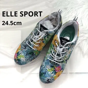 [새상품] ELLESPORT / 보태니컬 무늬 / 24.5cm