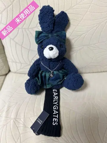 EARLY GATES 토끼형 FW 골프헤드커버 네이비