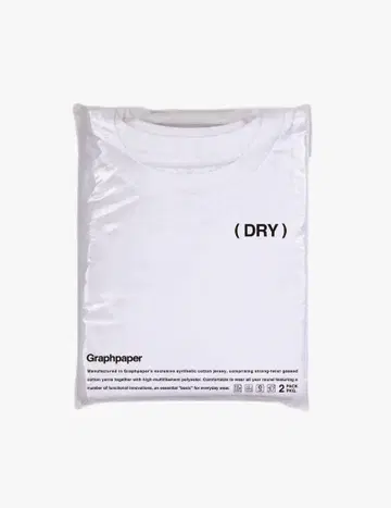 Graphpaper DRY 2-Pack Crew Neck Tee 1개