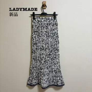 새상품 LADYMADE 레이디 메이드 그로그랭 헴 와셔 스커트