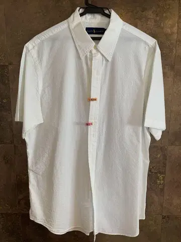 Ralph Lauren 반팔 셔츠 L 화이트
