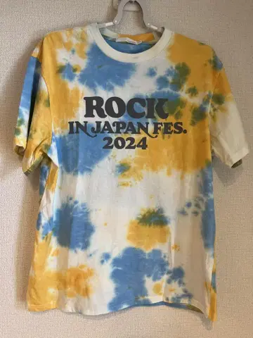 록킨 ROCK IN JAPAN 2024 티셔츠 L 사이즈 타이다이