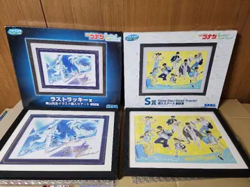 명탐정 코난 액자 아트 S상 & 라스트 럭키상 세트
