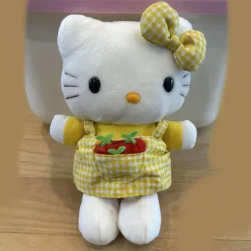 헬로키티 봉제 인형 에이프런 과일 키티 산리오 EIKOH